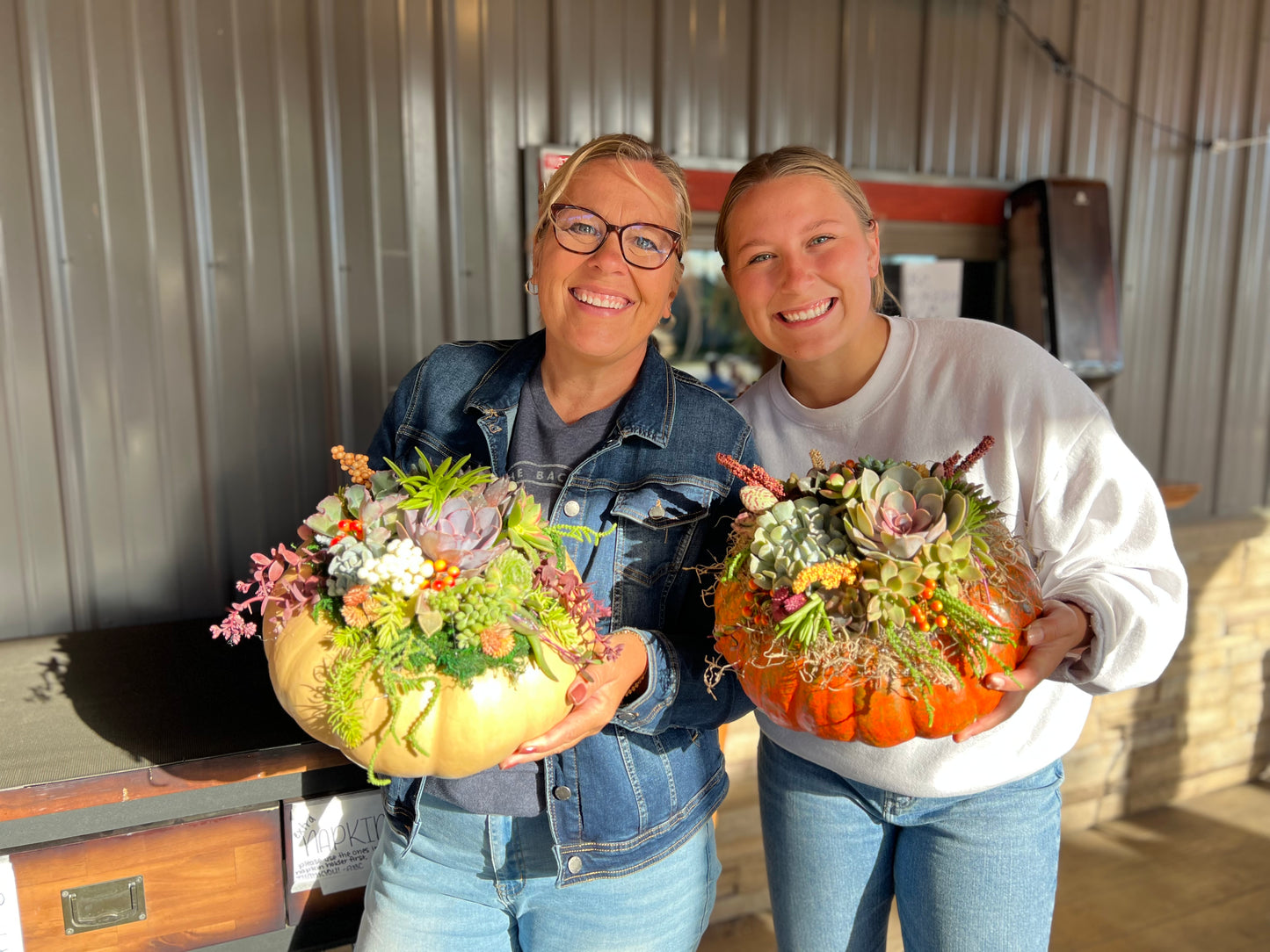 Succulent Pumpkin Workshop| ABC Brewing| Battle Lake, MN