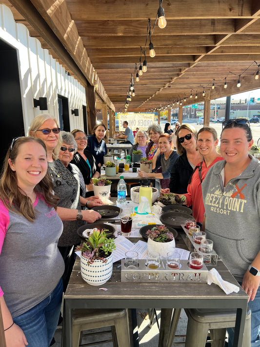 DIY Succulent Workshop | Wet woody's Pub & Grub | Deer Creek, MN | On the Deck Boat!
