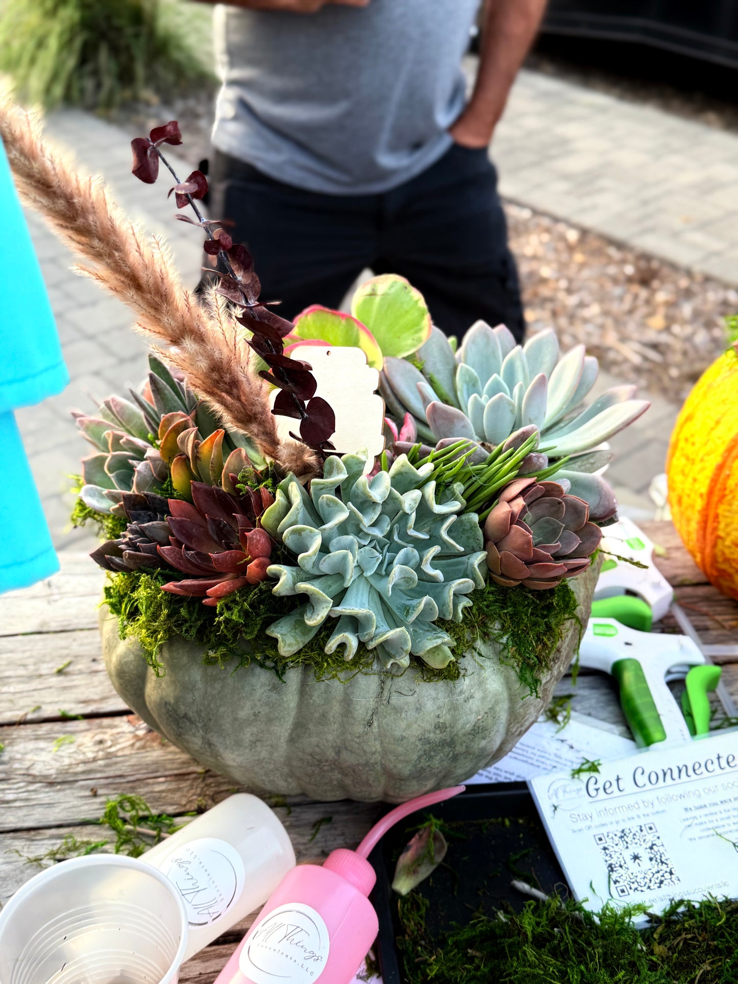 Succulent Pumpkin Workshop| Wet woody's Pub & Grub | Deer Creek, MN