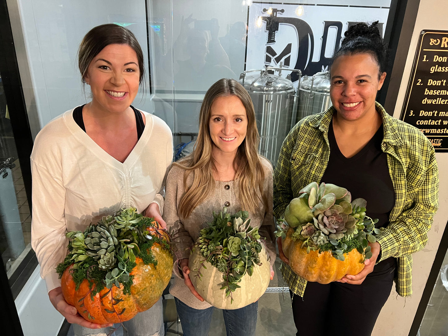Succulent Pumpkin Workshop at Copper Trail Brewing - Alexandria, MN