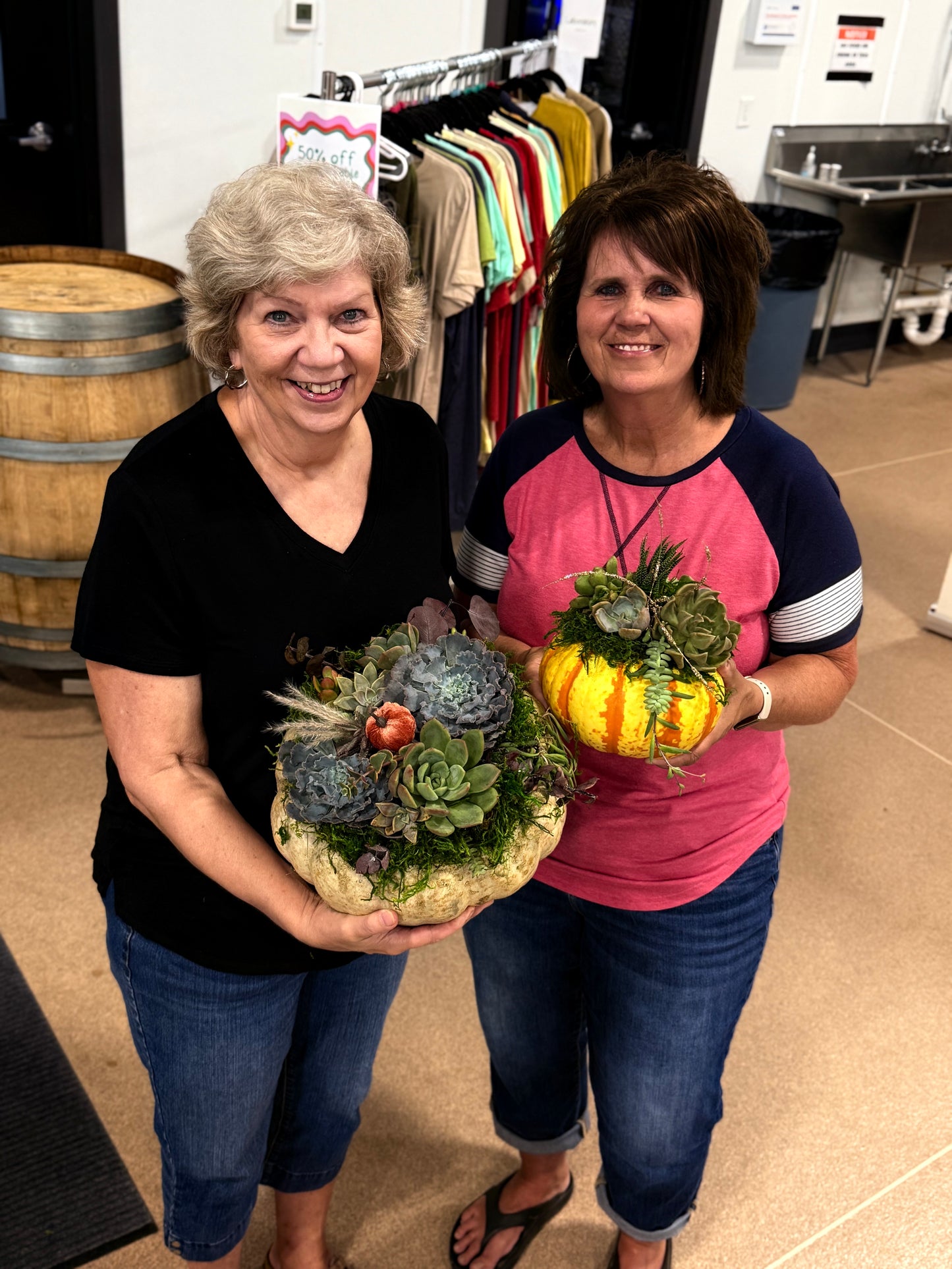 Succulent Pumpkin Workshop| Rolling Forks Vineyards | Glenwood, MN