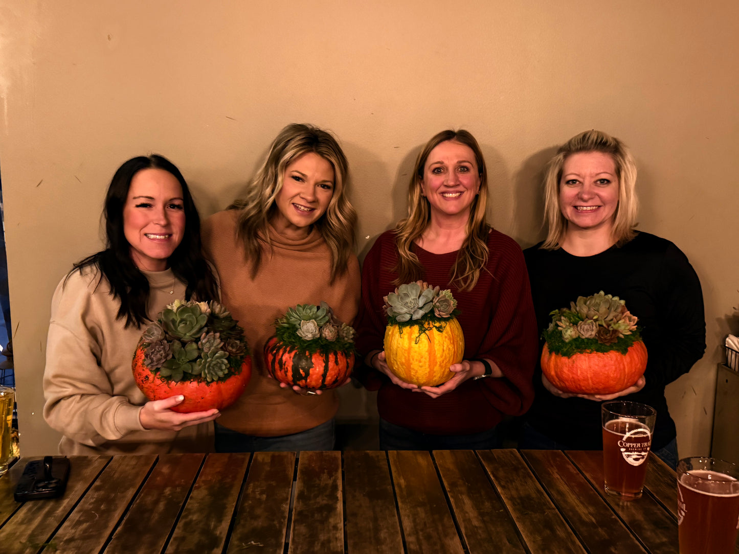 Succulent Pumpkin Workshop| ABC Brewing| Battle Lake, MN